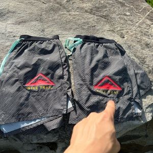 Nike flex stride 5 in inseam trail running shorts size small